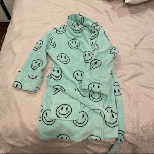 PINK smiley face robe
